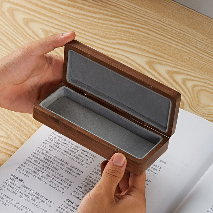 注文の革特大サングラスの表示木の梱包箱のための箱のケース