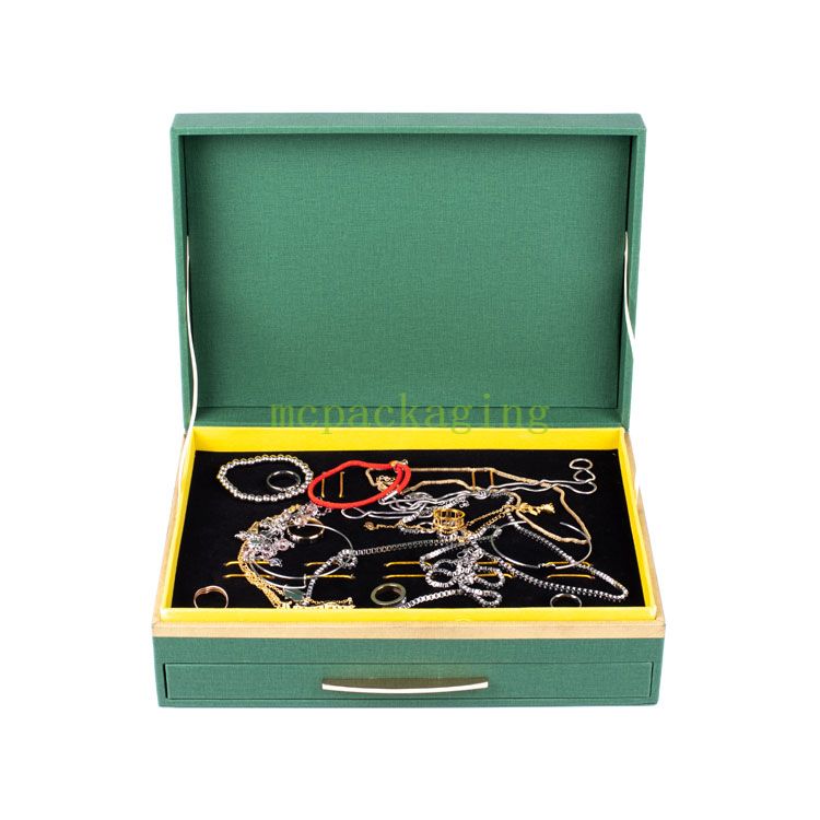 Woodbox Factory Luxury Custom Logo Handmadewood Jewelry Box wear clear Lid