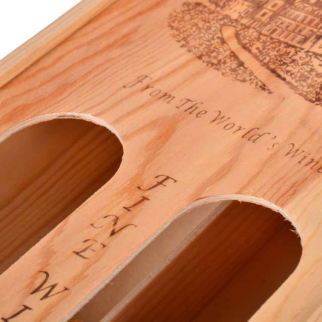 ブランドGIFポリスチレンプラグルーカリーパッケージギフトエヴァプロテクタービブパルプフランツィア液体ワインボックス