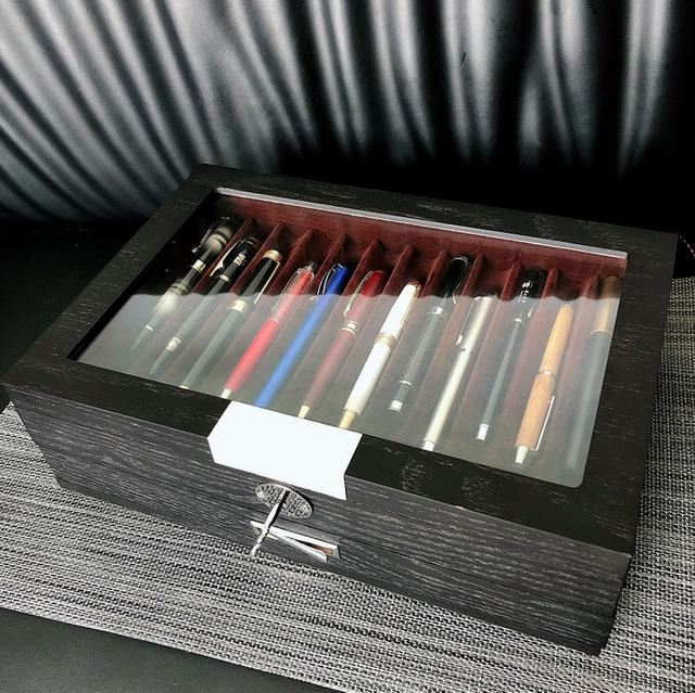 ホルダーディスプレイギフトペンボックスと木製