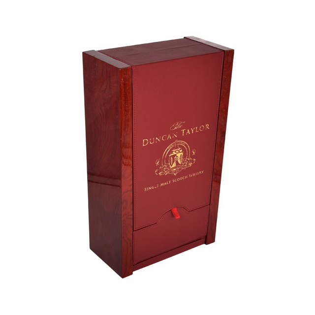 プリントエンドパネルシェイプホルダーお土産ヒンジ付き再利用可能なバッグコレクションランダムチョコレート木製ワインボックス