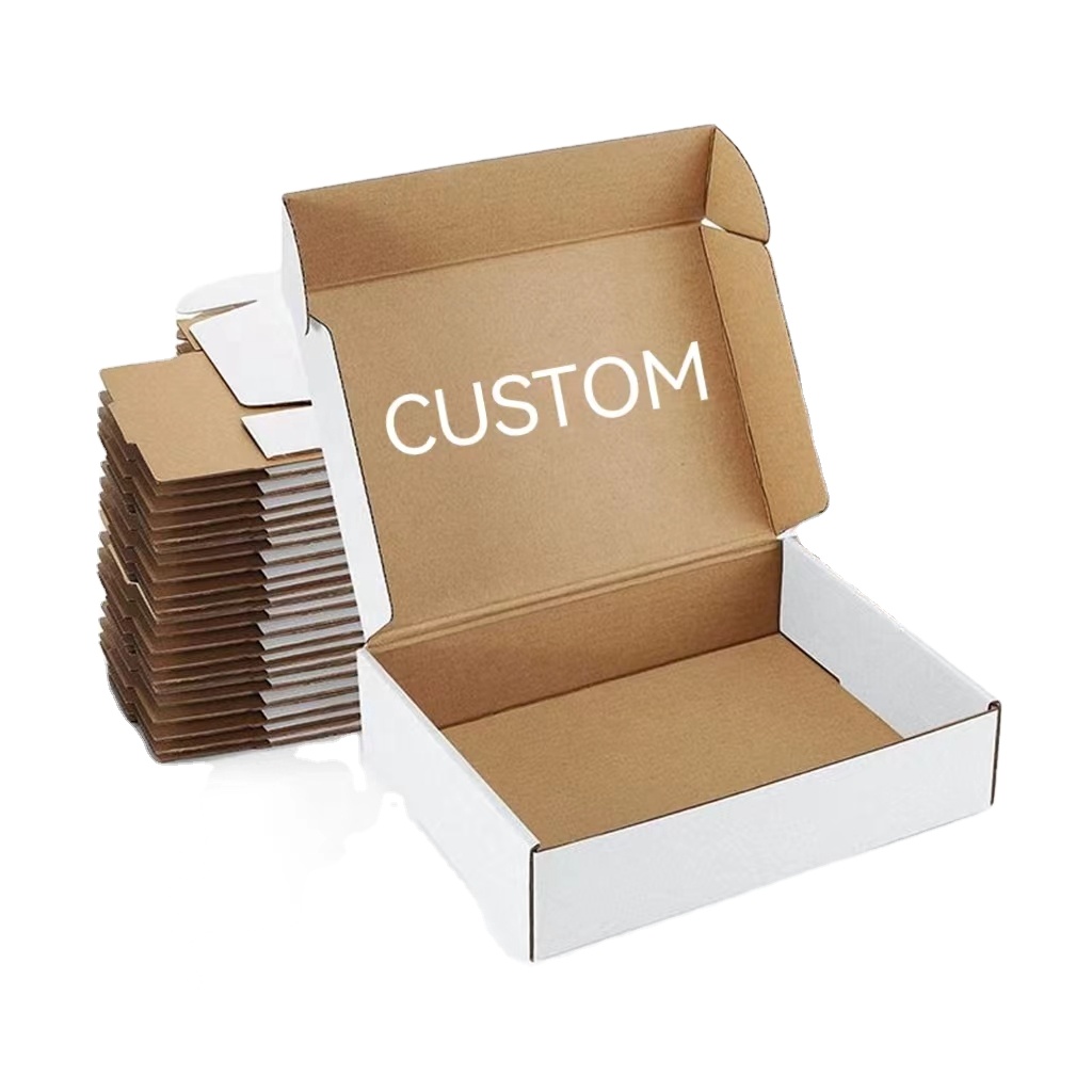 パーカー用カスタマイズされたロゴピンクの出荷ボックス折りたたみ可能な波形カートンボックス下着衣料包装メーラーボックス