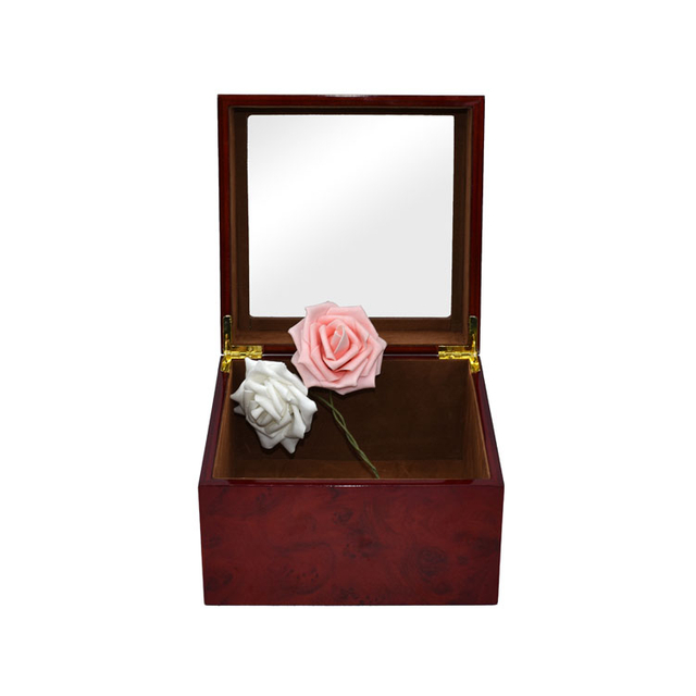 ウッドボックスカスタムサイズアクリル透明なふた松のボックスディスプレイパッケージギフト木製ティーボックス