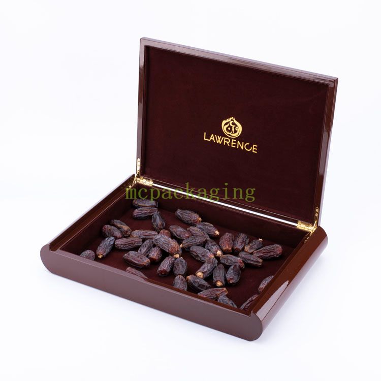 KSA Riyadhシーズンウェディングチョコレートウッドデートボックスパターントーストボックスラマダン