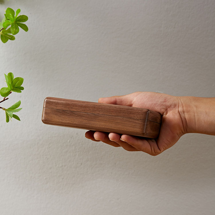 注文の革特大サングラスの表示木の梱包箱のための箱のケース