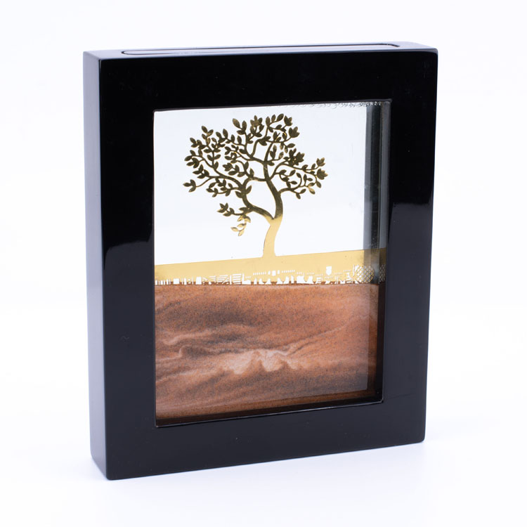 7 '動く砂のアート画像広場ガラス3D深海の砂スケープモーションディスプレイ流れる砂のフレーム