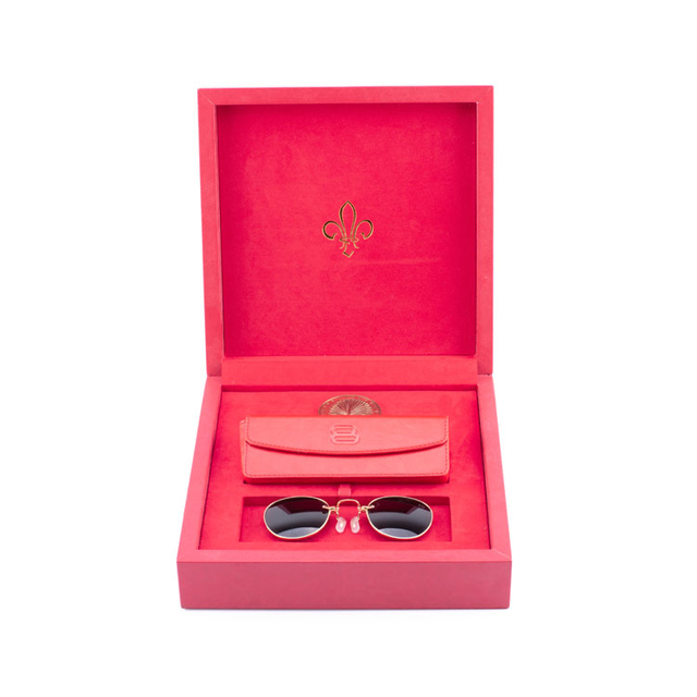 クラシックラグジュアリーギフト木製ウォッチパッケージボックスギフトセット用木製ボックスウッドPUサングラスギフトボックス長