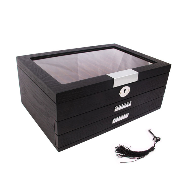 箱付きの高い光沢のある木製ペン用