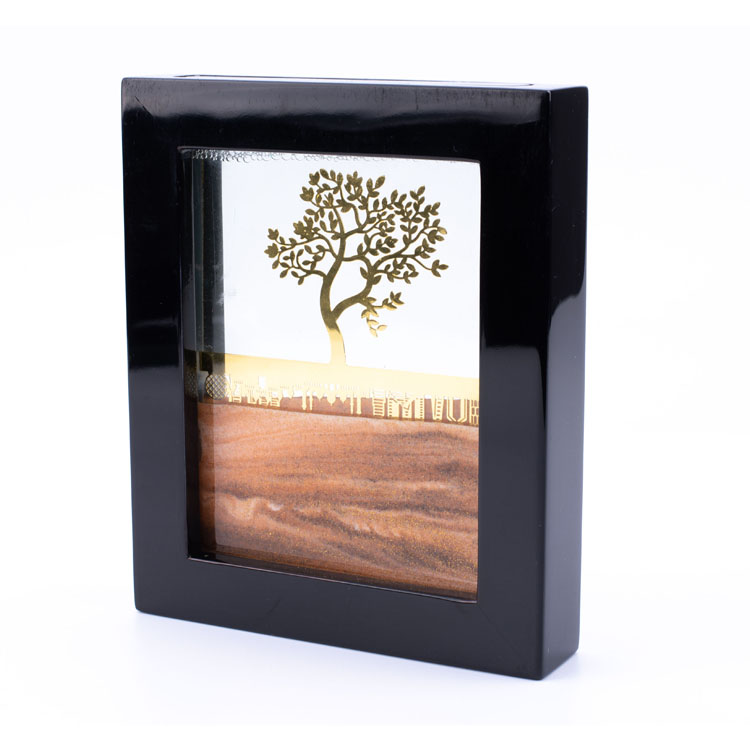 7 '動く砂のアート画像広場ガラス3D深海の砂スケープモーションディスプレイ流れる砂のフレーム