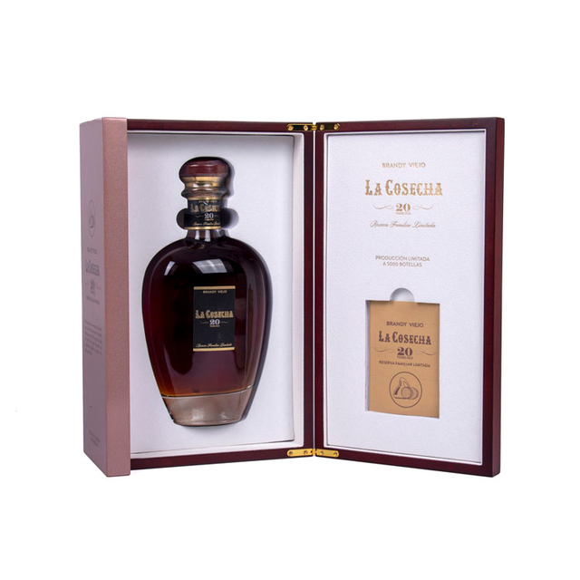 ブランデーガラスボトルフリップフラップワイン木箱